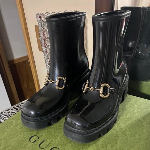 Gucci Horsebit Rain Boot - Picture 1 of 5